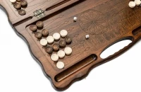 Нарды резные &quot;Волк&quot; с ручкой 60, Haleyan