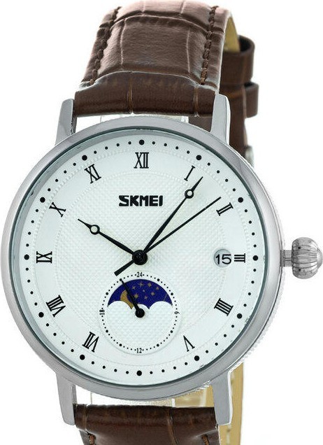 Наручные часы skmei 9308sibn silver/brown