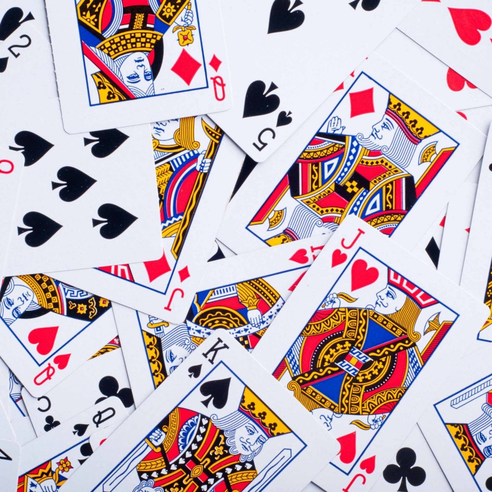 Карты "100% Plastic Rally Playing Сards blue"