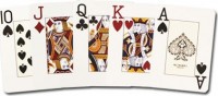 Карты &quot;Modiano Texas Poker&quot; 100% plastic 2 jumbo index blue