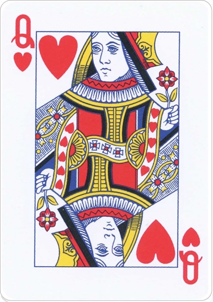 Карты "Plastic - Coated Rally Playing Cards red