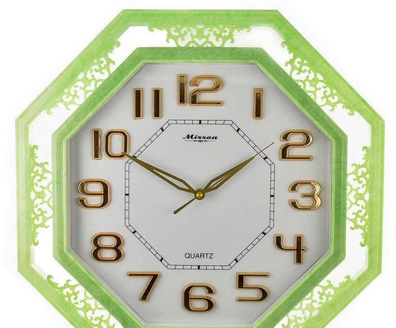 Настенные часы mirron p2526В-1 зел
