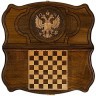 Нарды резные "Герб РФ 3" 40, Mirzoyan