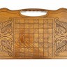 Нарды резные "Тигр" с ручкой, Haleyan
