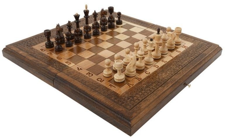 Шахматы + Нарды резные 30, Haleyan