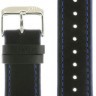 Ремешки "kmv" s-02, 22 р-р, black-blue, l