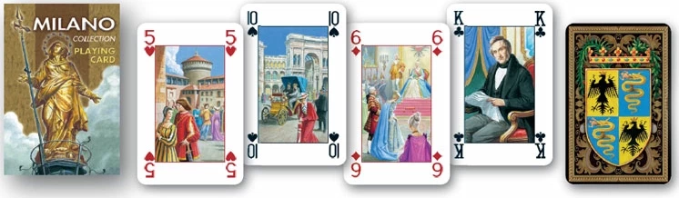 Карты "History of Milan Playing Cards"