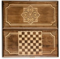 Нарды резные &quot;Золотой узор 4&quot; 40, Mirzoyan