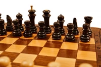 Шахматы + нарды резные 40 с ручкой, Haleyan