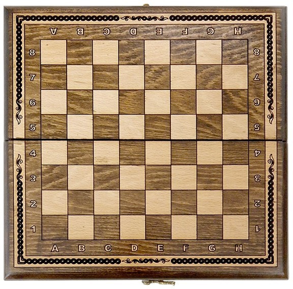 Доска шахматная резная "Олимпик" 30, Ustyan