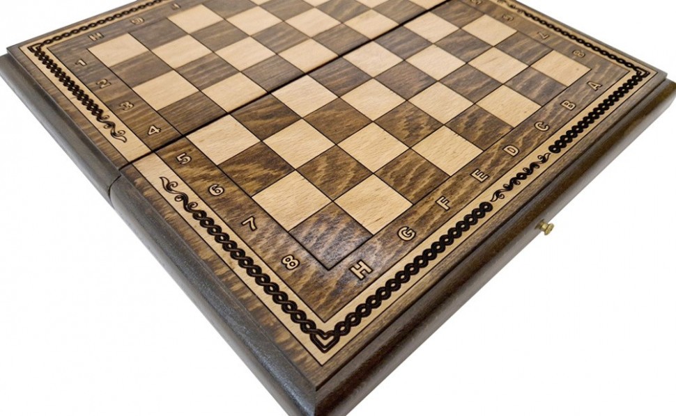 Доска шахматная резная "Олимпик" 30, Ustyan