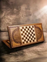 Нарды резные &quot;Золотой Узор 1&quot;, Mirzoyan