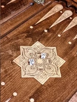 Нарды резные &quot;Золотой Узор 1&quot;, Mirzoyan