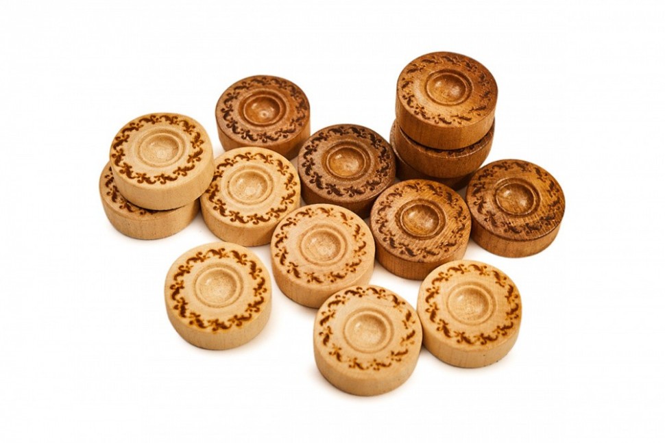 Набор фишек для нард "Узор 1", Haleyan