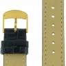 Ремешки velengton 20 чер croco с оранж строчкой золот. заст