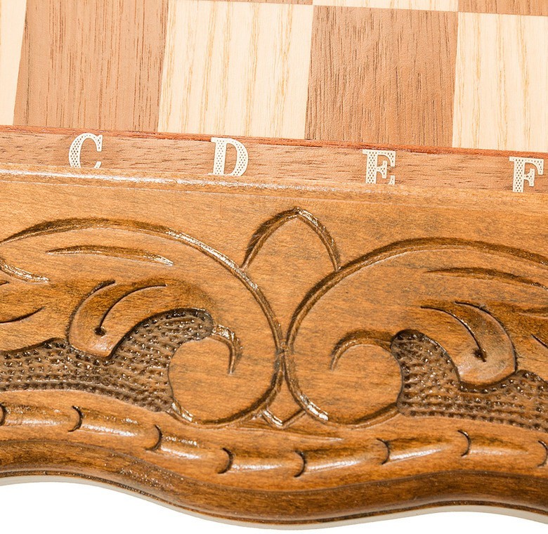 Шахматы резные в ларце 40, Haleyan