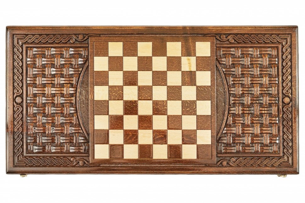 Нарды резные "Армянский узор 13" 60, Haleyan