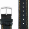 Ремешки velengton 20 чер croco с оранж строчкой-2