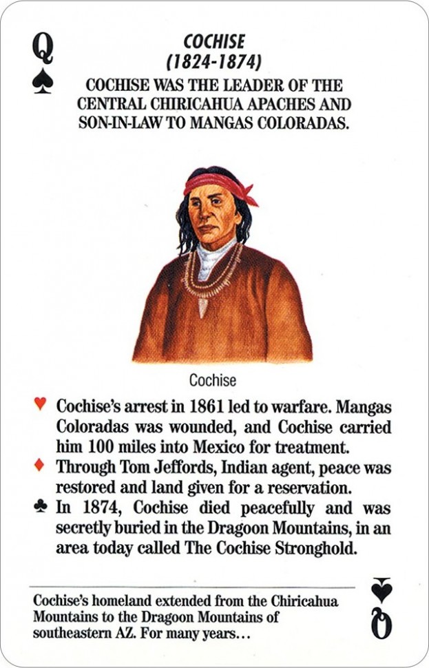 Карты "Indian Chiefs of the Old West Game & Playing Cards"