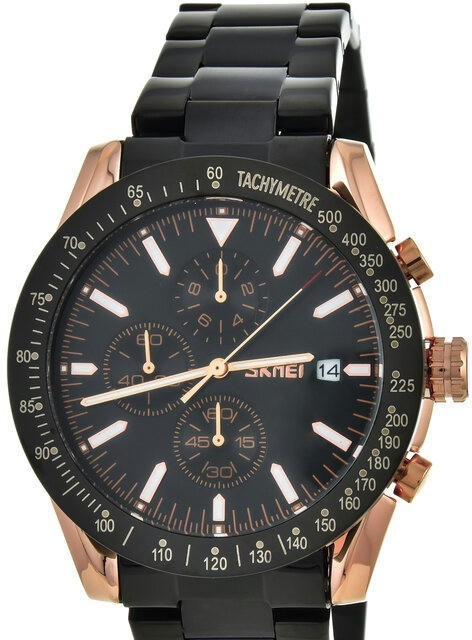 Наручные часы skmei 9253rgbk rose gold/black-steel