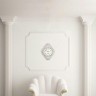 Настенные часы atlantis tld-35203 gold/white