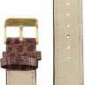 Ремешки maknamara 20 мм т.кор croco (зол.заст) 20060