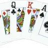 Карты "1546 Plastic Poker Size Jumbo Index orange/brown Double-Deck Set"
