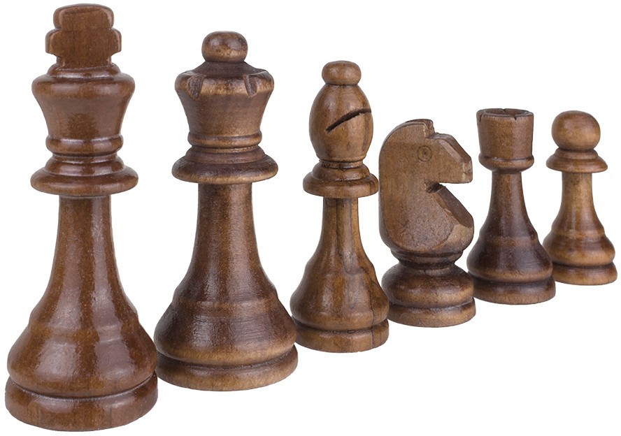 Шахматные фигуры деревянные с подложкой Partida 8,9 см