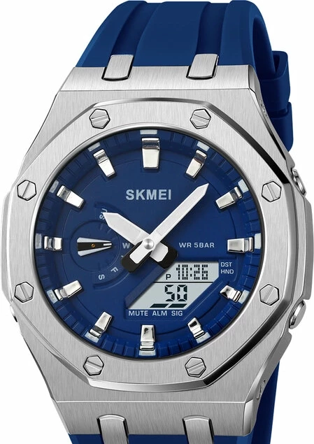 Наручные часы skmei 2243sidkbu silver/dark blue