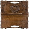 Нарды резные "Тигр" с ручкой 30, Haleyan