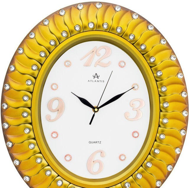 Настенные часы atlantis tld-35140 gold