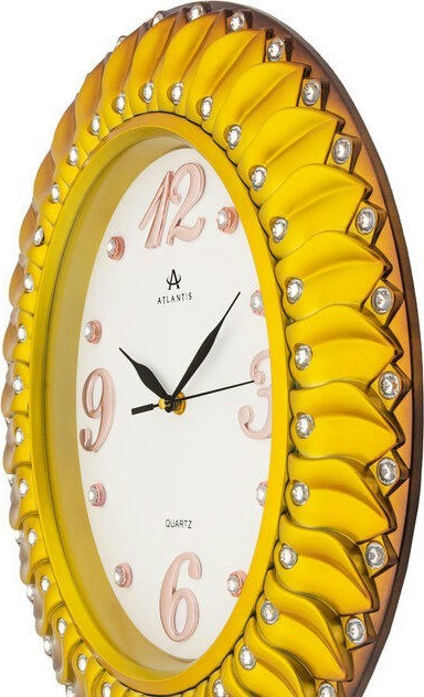 Настенные часы atlantis tld-35140 gold