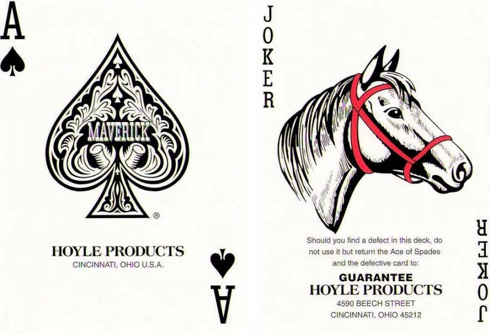 Карты "Maverick Standard Index Red"