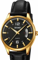 Наручные часы skmei 2046lgd gold-leather