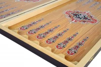 Нарды + Шашки Сирия Сокол средние (Россия, дерево, 50 см), Partida