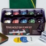 Набор для покера Holdem Light на 200 фишек с номиналом