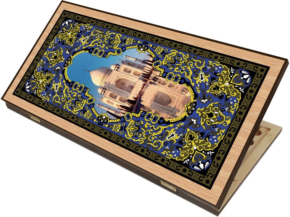 Нарды + Шашки Сирия Тадж-Махал большие (Россия, дерево, 60 см), Partida