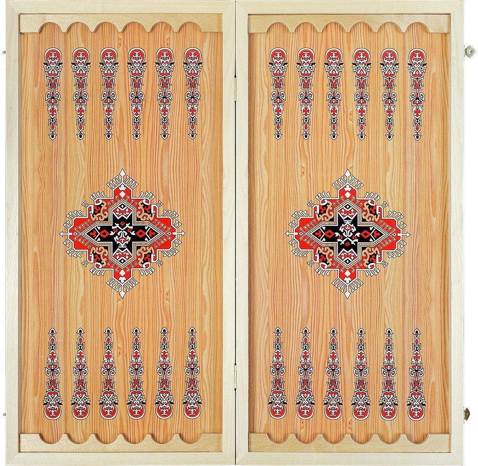 Нарды + Шашки Сирия Тадж-Махал большие (Россия, дерево, 60 см), Partida