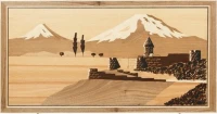 Нарды "Церковь у Арарата" инкрустация, Zeynalyan