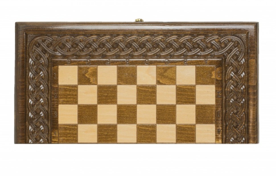 Шахматы + нарды резные "Армянский Орнамент 2" 40, Haleyan