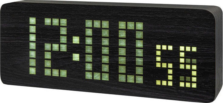 Сетевые часы vst870-4 бел цифры (черные)+блок