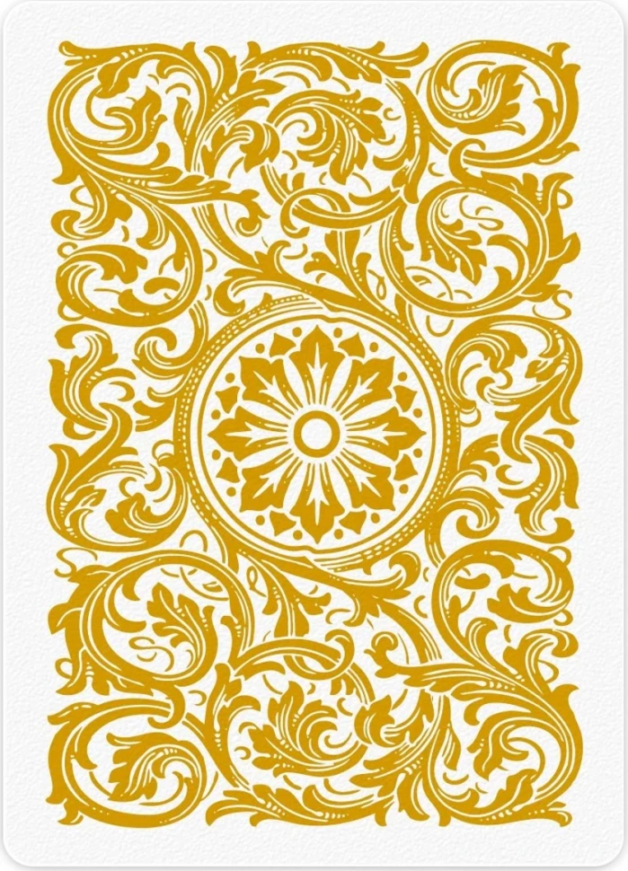 Карты "1546 Elite Plastic Poker Size Jumbo Index gold Single deck"