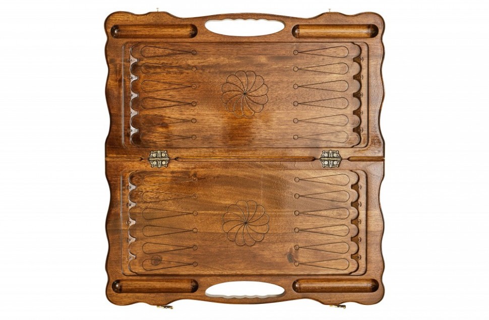 Нарды резные "Всадник" с ручкой, Haleyan