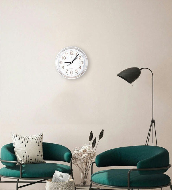 Настенные часы atlantis tld-35149 white/rose gold