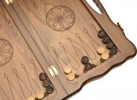 Нарды резные &quot;Арарат&quot; с ручкой 50, Haleyan