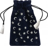 Мешочек для карт ТАРО / Tarot Bag Mini Moon and Stars