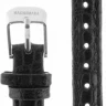 Ремешки maknamara 12 мм croco чер сер. заст
