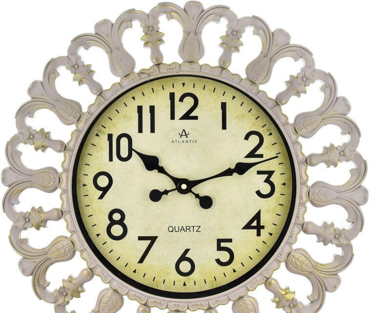 Настенные часы atlantis 319-17 pink bronze