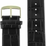Ремешки velengton 24 черн croco зол заст