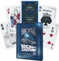 Карты "Bicycle back to the Future standard index blue"